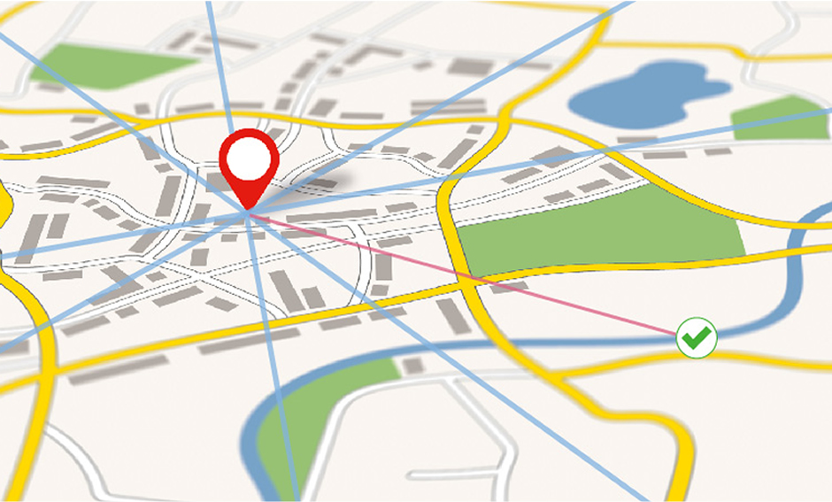 九星気学方位地図